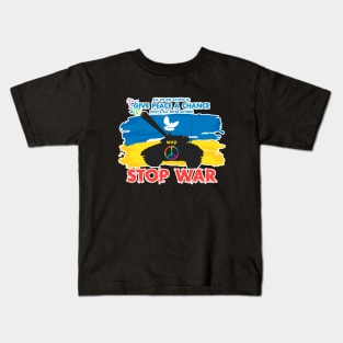 Give Peace a Chance - Stop War - Flag Kids T-Shirt